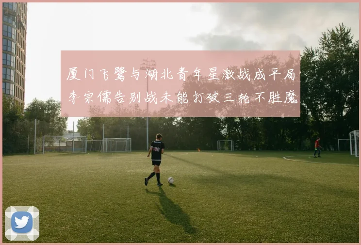厦门飞鹭与湖北青年星激战成平局李宗儒告别战未能打破三轮不胜魔咒